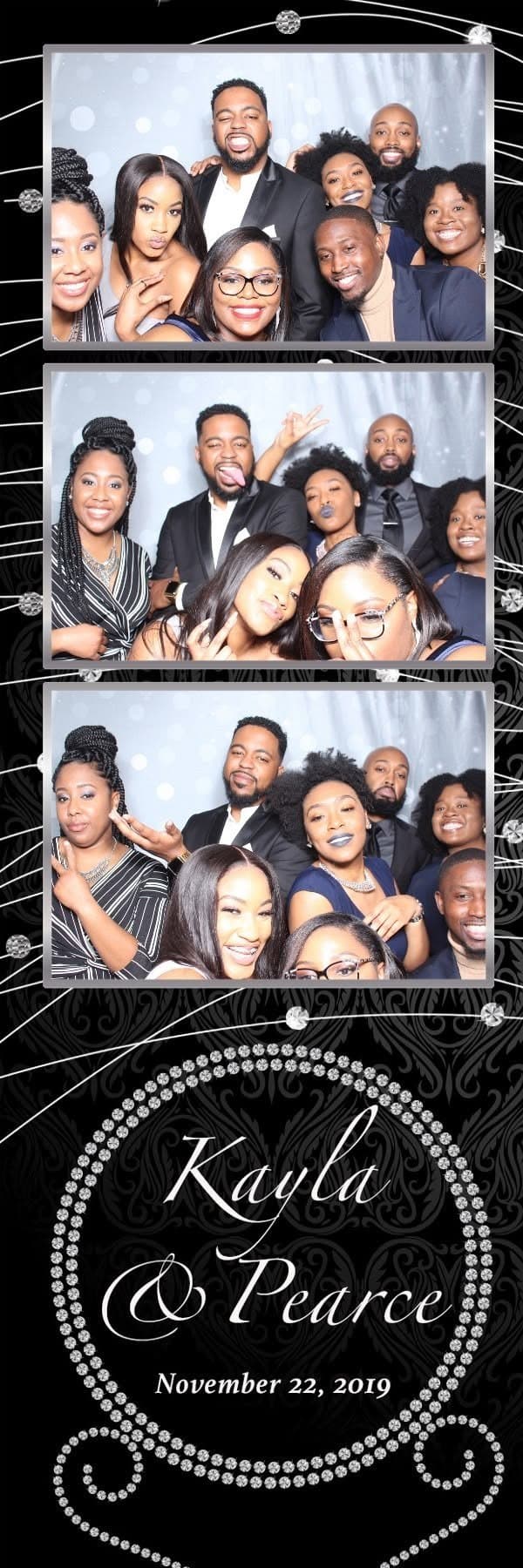 Kayla & Pearce photo booth print